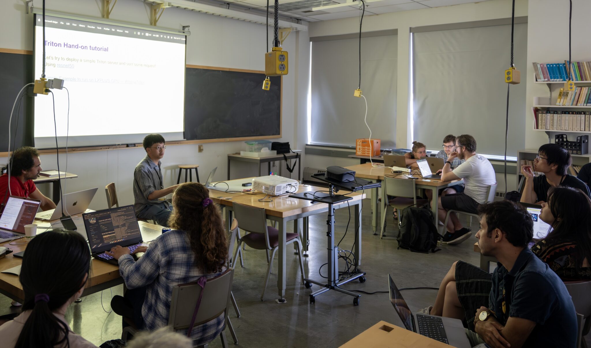 A close-up of a high-speed data processing chip.